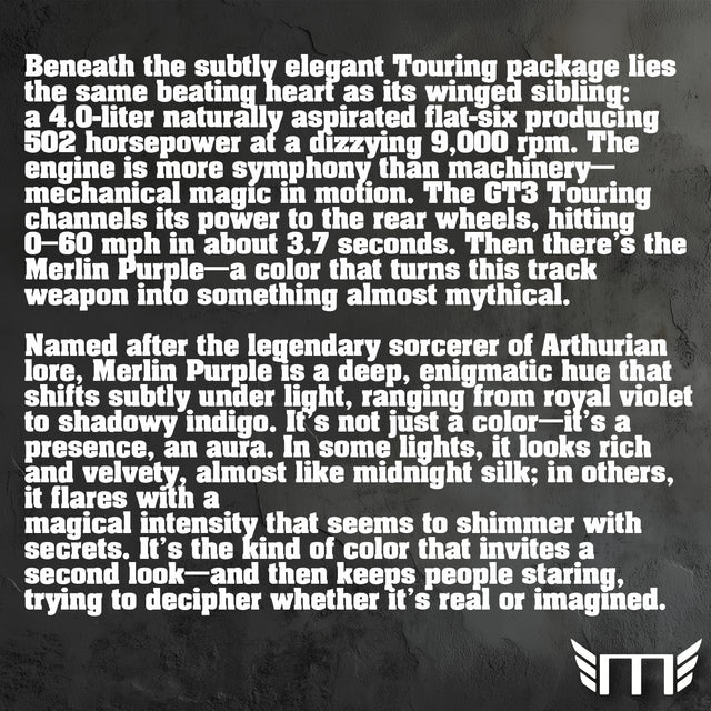 Sorcery in Motion - Merlin Purple